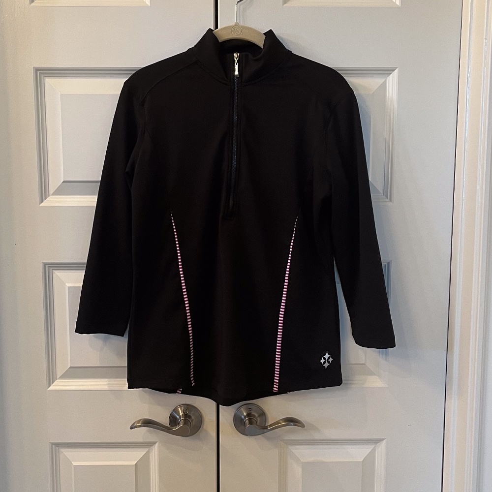 JOFIT MOCK NECK PULLOVER   SZ MED